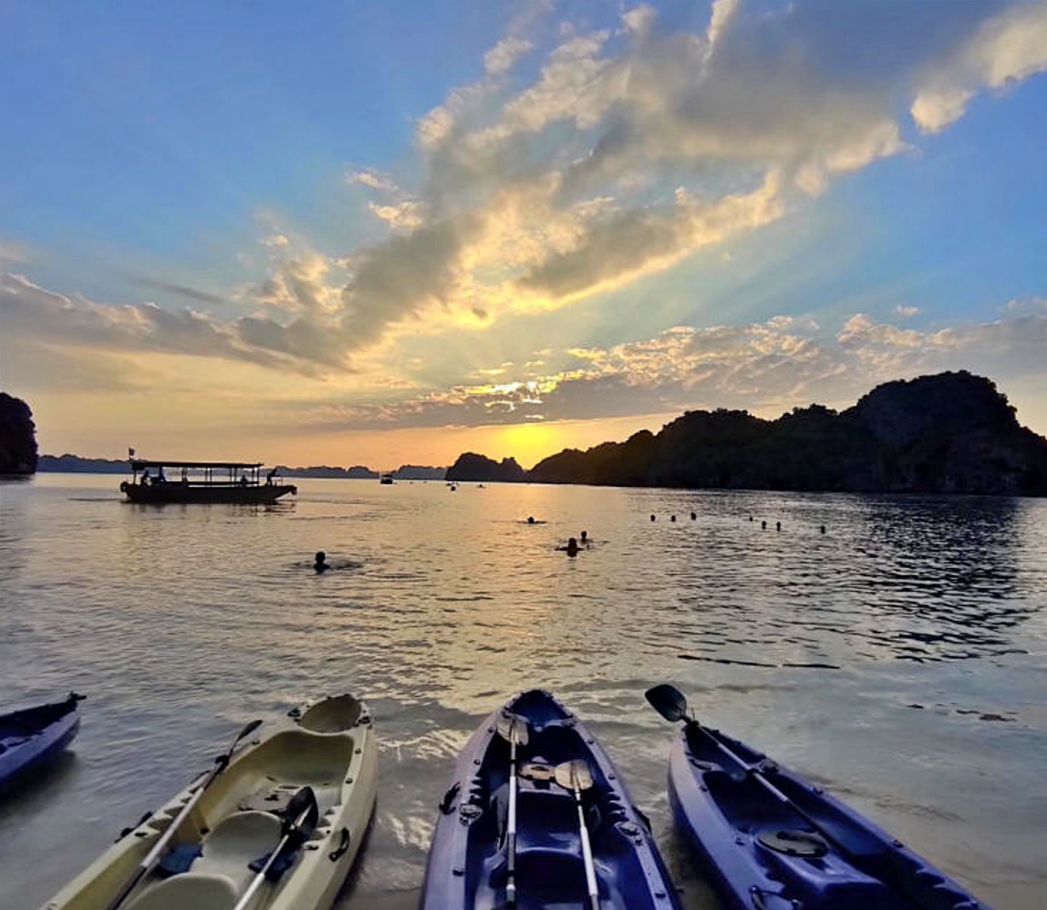 Halong Bay sunset