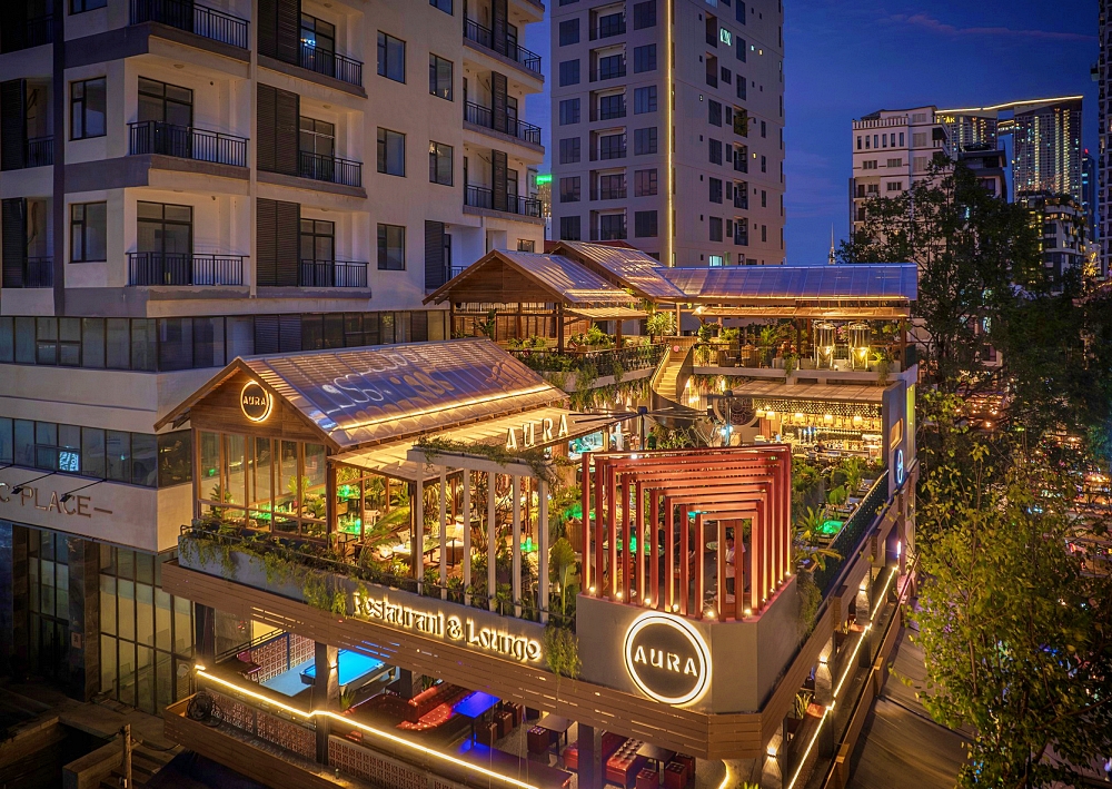 Aura restaurant in Phnom Penh