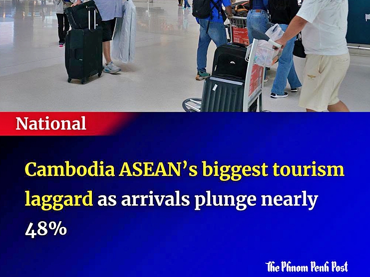 Phnom Penh Post minder toeristen in Cambodja